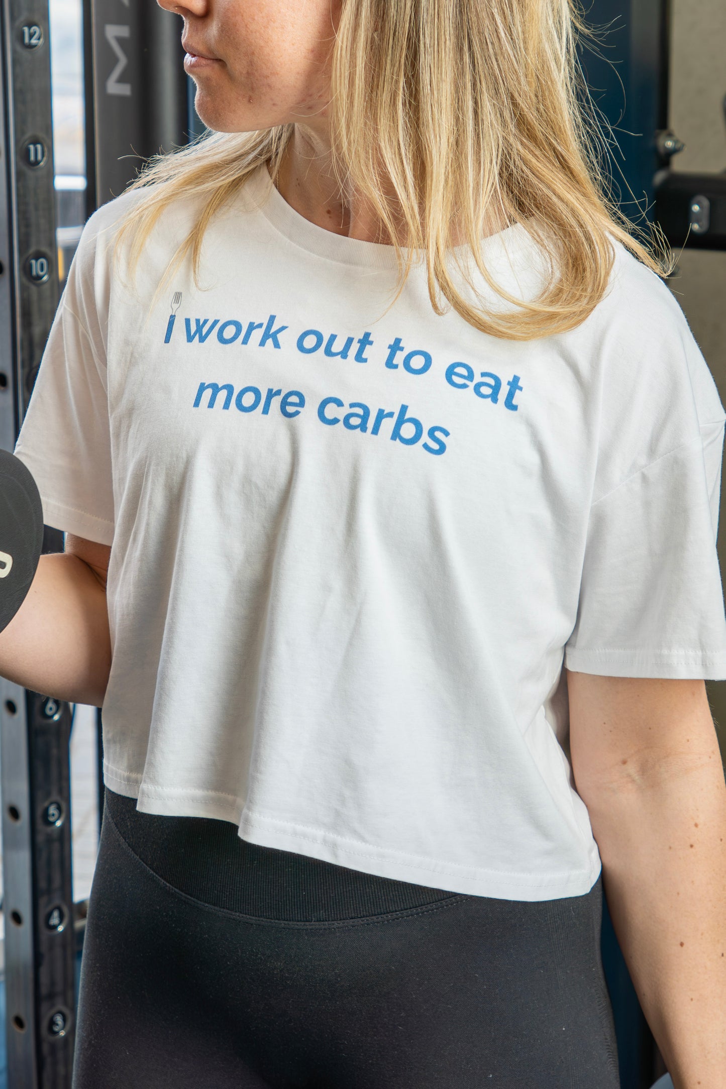 I Workout To Eat More Carbs - Crop Top