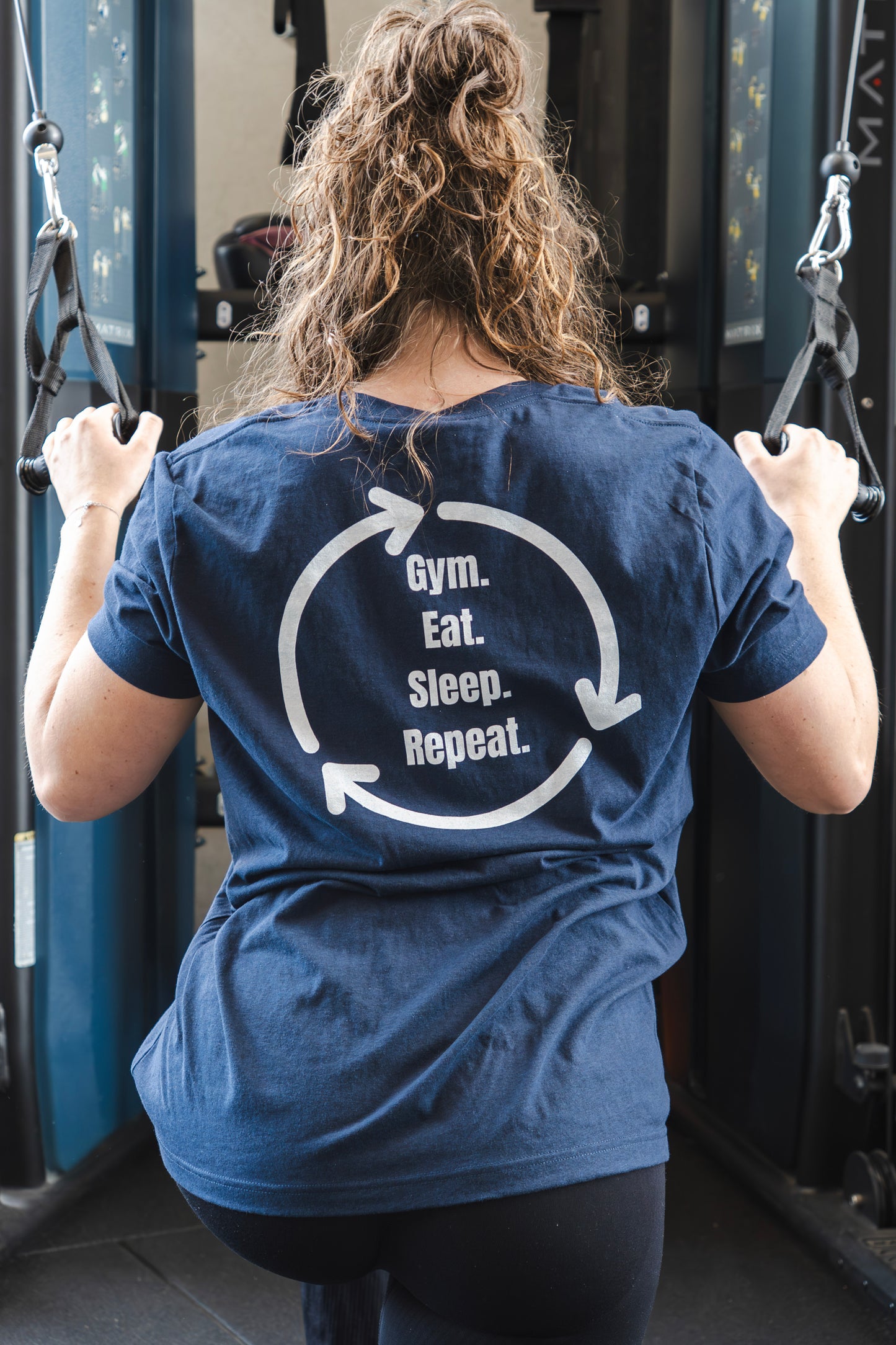 GYM. EAT. SLEEP. REPEAT - Oversized T-Shirt