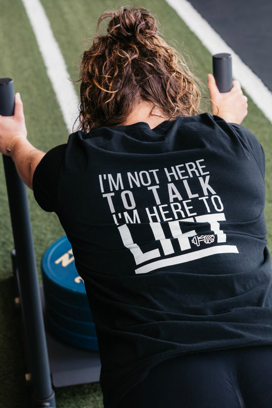 Not Here To Talk - Oversized T-Shirt