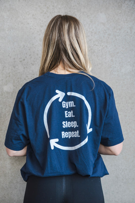 GYM. EAT. SLEEP. REPEAT - Oversized T-Shirt